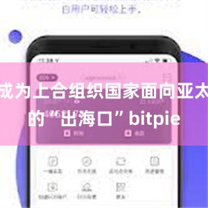 成为上合组织国家面向亚太的“出海口”bitpie